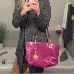 Magenta Michael Kors Tote